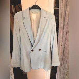 Baby blue 3xs H&M blazer - NEW